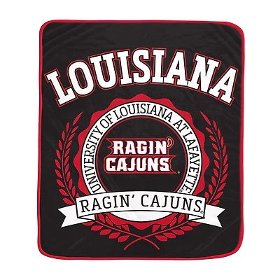 Pegasus Louisiana Ragin' Cajuns 50" x 60" University Crest Ultra Soft Blanket