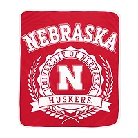 Pegasus Nebraska Huskers 50" x 60" University Crest Ultra Soft Blanket