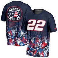 Youth ProSphere  Navy Joey Logano 2025 NASCAR Salutes Collection T-Shirt