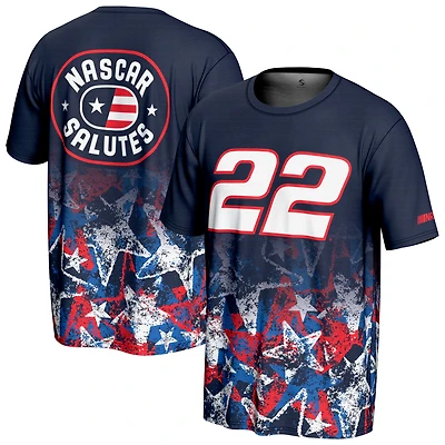 Youth ProSphere  Navy Joey Logano 2025 NASCAR Salutes Collection T-Shirt
