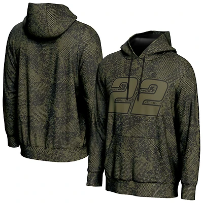 Men's ProSphere  Green Joey Logano 2025 NASCAR Salutes Collection Pullover Hoodie