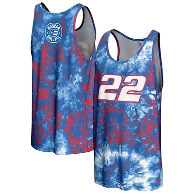 Men's ProSphere  Blue Joey Logano 2025 NASCAR Salutes Collection Tank Top