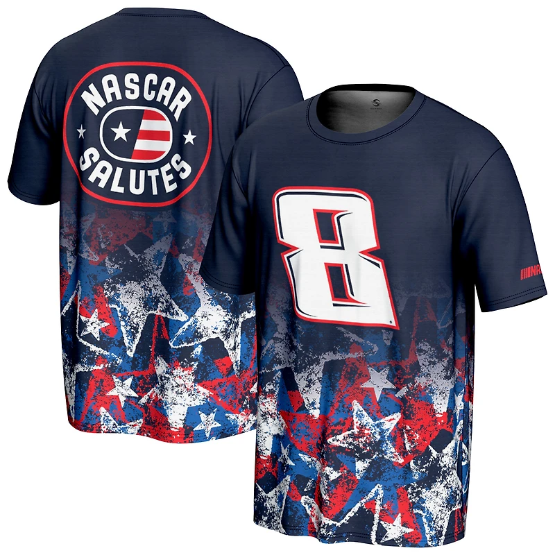 Men's ProSphere  Navy Kyle Busch 2025 NASCAR Salutes Collection T-Shirt