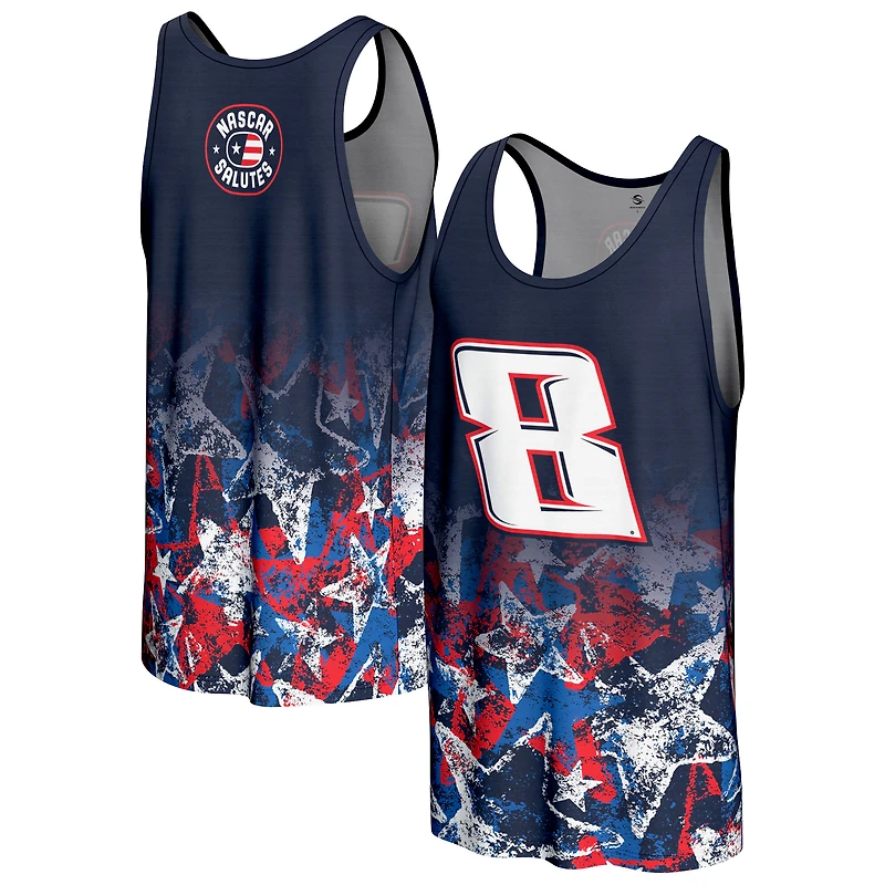 Men's ProSphere  Navy Kyle Busch 2025 NASCAR Salutes Collection Tank Top