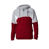 Men's Columbia Red USA Swimming Lodge Fleece Quarter-Zip Hoodie