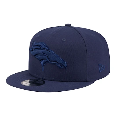 Men's New Era Navy Denver Broncos Colorpack 9FIFTY Snapback Hat