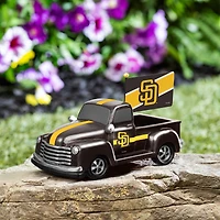 San Diego Padres 9" Rally Truck Garden Statue with Team Flag