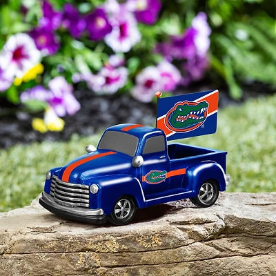 Florida Gators 9" Rally Truck Garden Statue with Team Flag