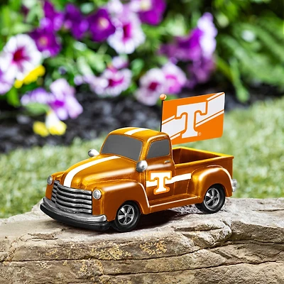 Tennessee Volunteers 9" Rally Truck Garden Statue with Team Flag