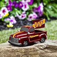 Washington Commanders 9" Rally Truck Garden Statue with Team Flag