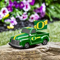 Oregon Ducks 9" Rally Truck Garden Statue with Team Flag