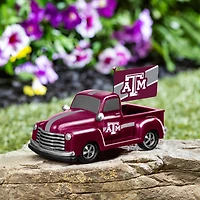 Texas A&M Aggies 9" Rally Truck Garden Statue with Team Flag
