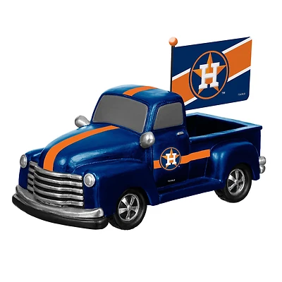 Houston Astros 9" Rally Truck Garden Statue with Team Flag