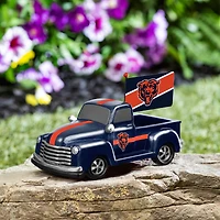 Chicago Bears 9" Rally Truck Garden Statue with Team Flag