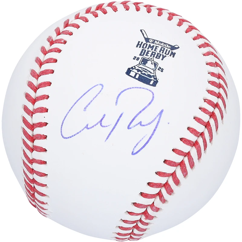 Cal Raleigh Seattle Mariners Autographed 2025 MLB Home Run Derby Logo Baseball