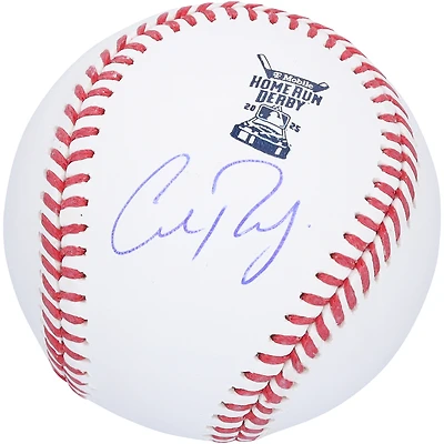 Cal Raleigh Seattle Mariners Autographed 2025 MLB Home Run Derby Logo Baseball