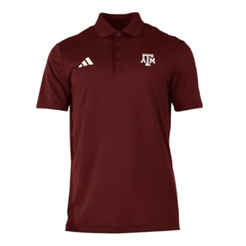 Men's adidas Maroon Texas A&M Aggies Ottoman Polo