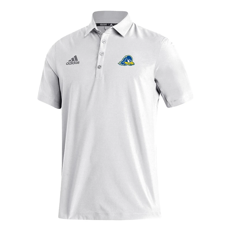 Men's adidas White Delaware Fightin' Blue Hens Stadium Coaches AEROREADY Polo