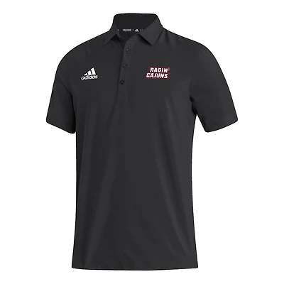 Men's adidas Black Louisiana Ragin' Cajuns Stadium Coaches AEROREADY Polo