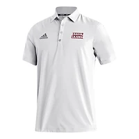 Men's adidas White Louisiana Ragin' Cajuns Stadium Coaches AEROREADY Polo