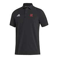 Men's adidas Black Nebraska Huskers Stadium Coaches AEROREADY Polo