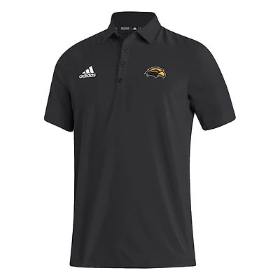 Men's adidas Black Southern Miss Golden Eagles Stadium Coaches AEROREADY Polo