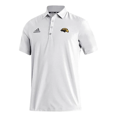 Men's adidas White Southern Miss Golden Eagles Stadium Coaches AEROREADY Polo