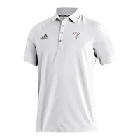 Men's adidas White Troy University Trojans Stadium Coaches AEROREADY Polo