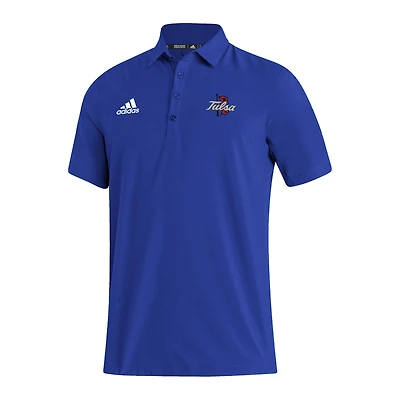 Men's adidas Royal Tulsa Golden Hurricane Stadium Coaches AEROREADY Polo