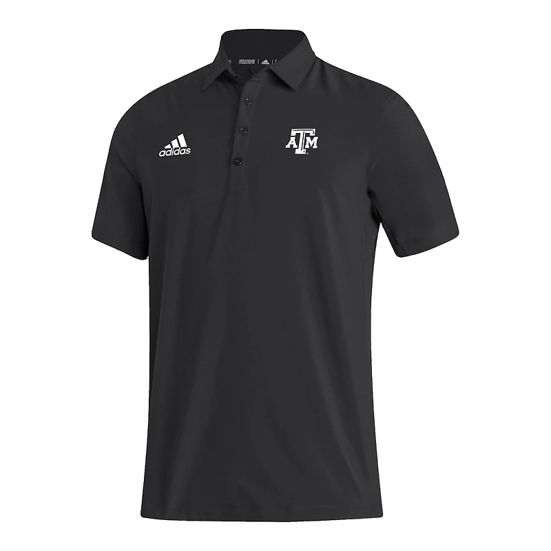 Men's adidas Black Texas A&M Aggies Stadium Coaches AEROREADY Polo