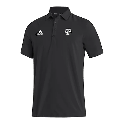 Men's adidas Black Texas A&M Aggies Stadium Coaches AEROREADY Polo