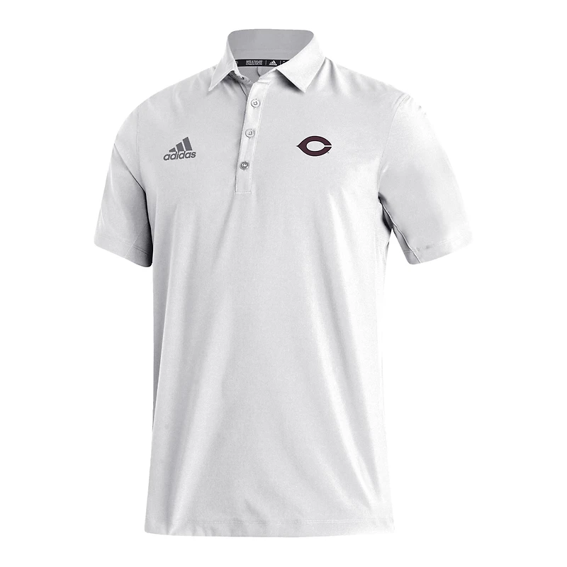 Men's adidas White UChicago Maroons Stadium Coaches AEROREADY Polo