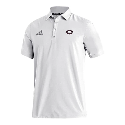 Men's adidas White UChicago Maroons Stadium Coaches AEROREADY Polo