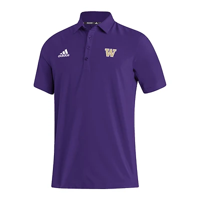 Men's adidas Washington Huskies Stadium Coaches AEROREADY Polo