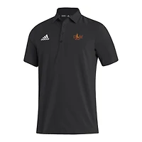 Men's adidas Black ULM Warhawks Stadium Coaches AEROREADY Polo
