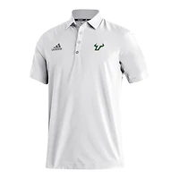 Men's adidas White South Florida Bulls Stadium Coaches AEROREADY Polo