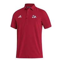Men's adidas Red Fresno State Bulldogs Stadium Coaches AEROREADY Polo