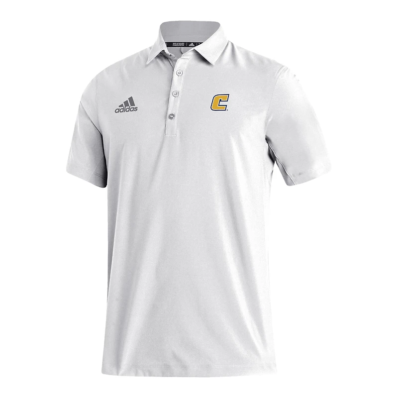 Men's adidas White Tennessee Chattanooga Mocs Stadium Coaches AEROREADY Polo