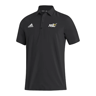Men's adidas Black Alabama State Hornets Stadium Coaches AEROREADY Polo