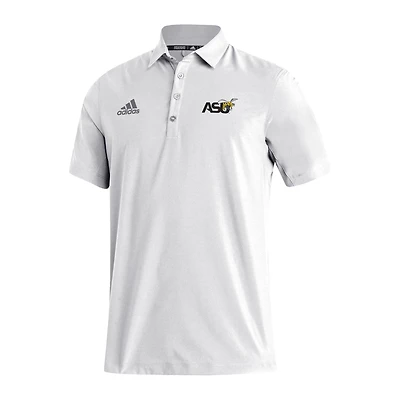 Men's adidas White Alabama State Hornets Stadium Coaches AEROREADY Polo