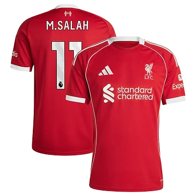 Men's adidas Mohamed Salah Red Liverpool 2025/26 Home Replica Jersey