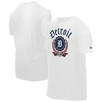 Men's New Era  White Detroit Tigers Fleur Domestic T-Shirt