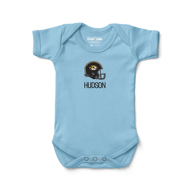 Infant Chad & Jake Missouri Tigers Personalized Embroidered Logo Bodysuit