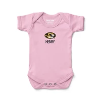 Infant Chad & Jake Missouri Tigers Personalized Embroidered Logo Bodysuit