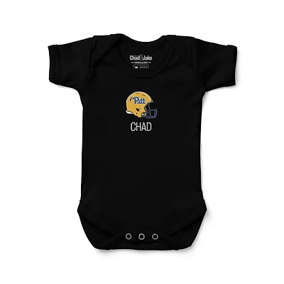 Infant Chad & Jake Pitt Panthers Personalized Embroidered Logo Bodysuit