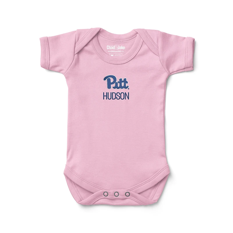 Infant Chad & Jake Pitt Panthers Personalized Embroidered Logo Bodysuit