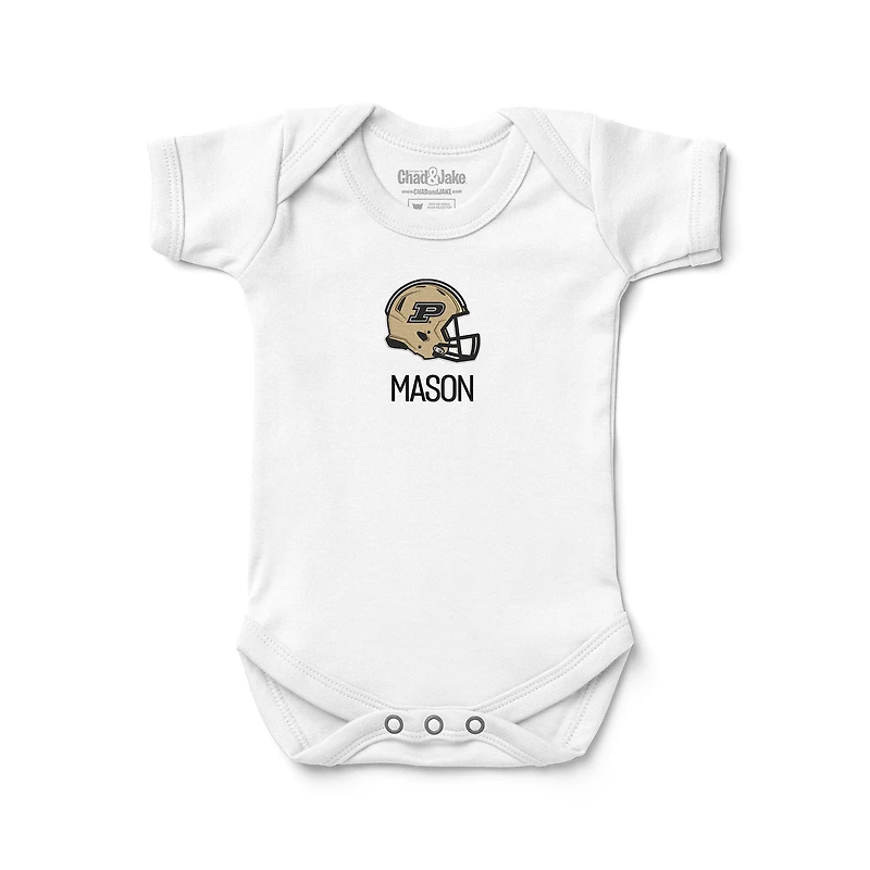 Infant Chad & Jake Purdue Boilermakers Personalized Embroidered Logo Bodysuit