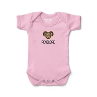 Infant Chad & Jake Pink VCU Rams Personalized Embroidered Logo Bodysuit