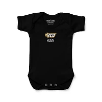 Infant Chad & Jake VCU Rams Personalized Embroidered Logo Bodysuit