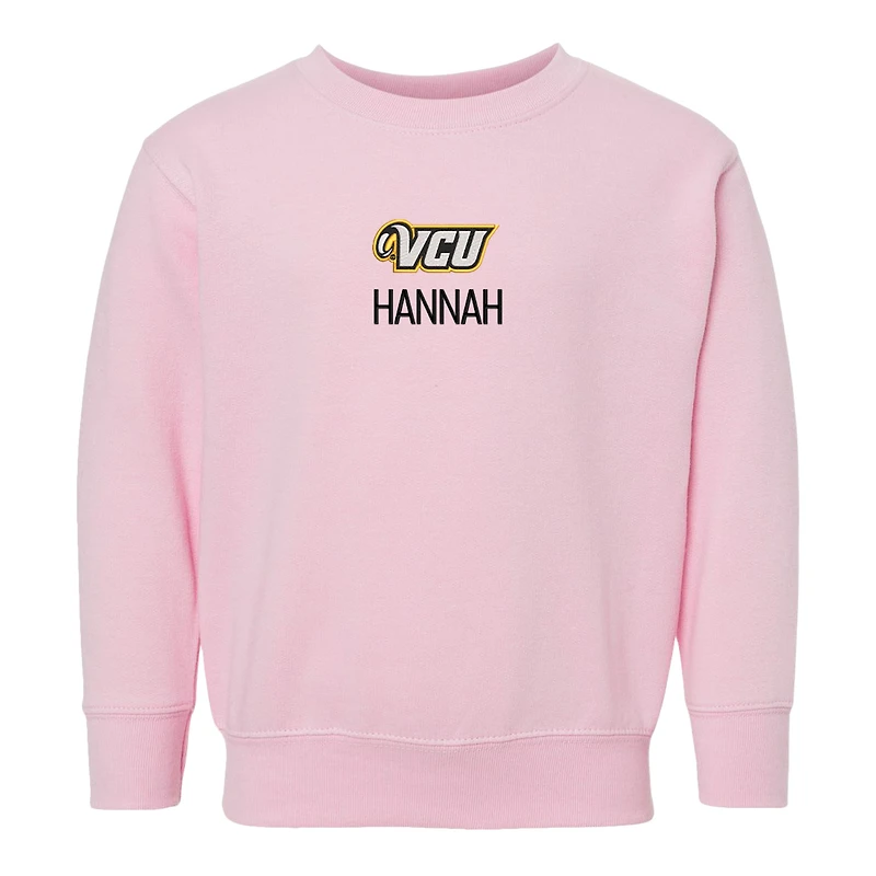 Toddler Chad & Jake VCU Rams Personalized Pullover Sweatshirt